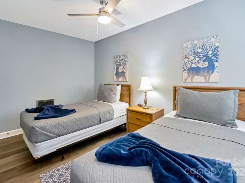 301 Pinnacle Inn Road, Beech Mountain, NC 28604.  MLS# CAR4210516, YatesRealty ID 137. Guest Bedroom