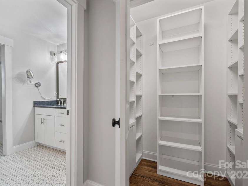 95 Beaver Drive, Asheville, NC 28804.  MLS# CAR4258303, YatesRealty ID 13700. Linen Closet on Second Floor