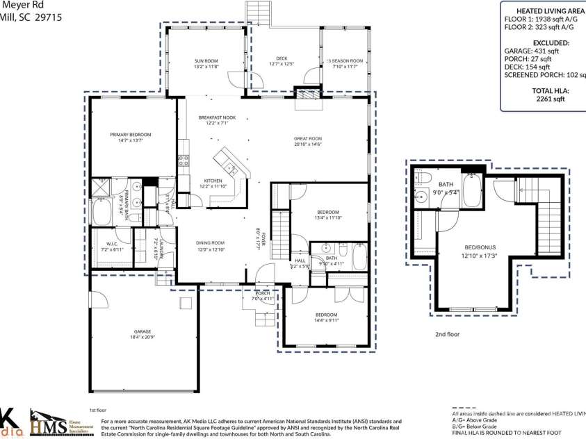 7211 Meyer Road, Fort Mill, SC 29715.  MLS# CAR4369839, YatesRealty ID 13709. 