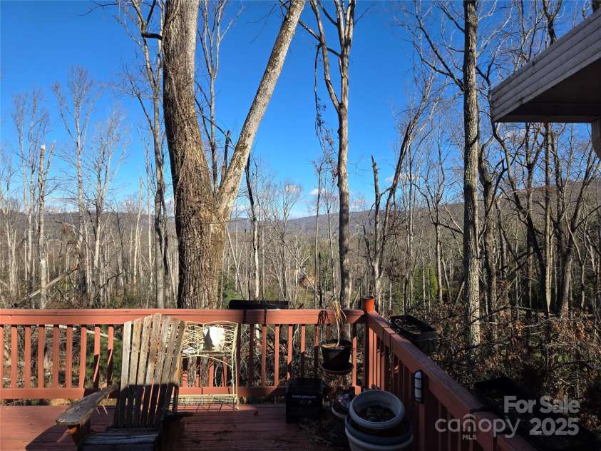 211 Holly Mountain Lane, Fletcher, NC 28732.  MLS# CAR4332699, YatesRealty ID 13714. View from Deck