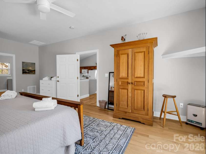 121 Fern Loop, Lake Lure, NC 28746.  MLS# CAR4357970, YatesRealty ID 13717. Primary Bedroom