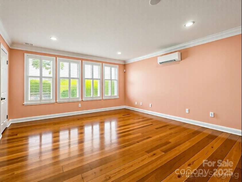 1903 Country Club Road, Hendersonville, NC 28739.  MLS# CAR4258556, YatesRealty ID 13720. Virtually cleared lower level flex space