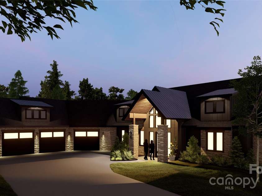 96 Split Rock Trail, Arden, NC 28704.  MLS# CAR4239845, YatesRealty ID 13723. Front Elevation Rendering