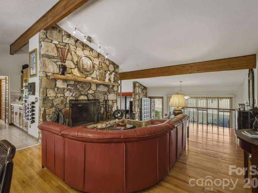 122 Lake Club Drive, Nebo, NC 28761.  MLS# CAR4369546, YatesRealty ID 13729. Upper Living Room