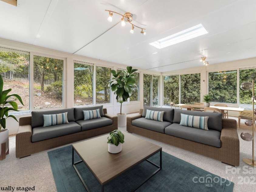30 Robin Lane, Asheville, NC 28806.  MLS# CAR4257544, YatesRealty ID 13739. Morning Coffee, Virtually Staged