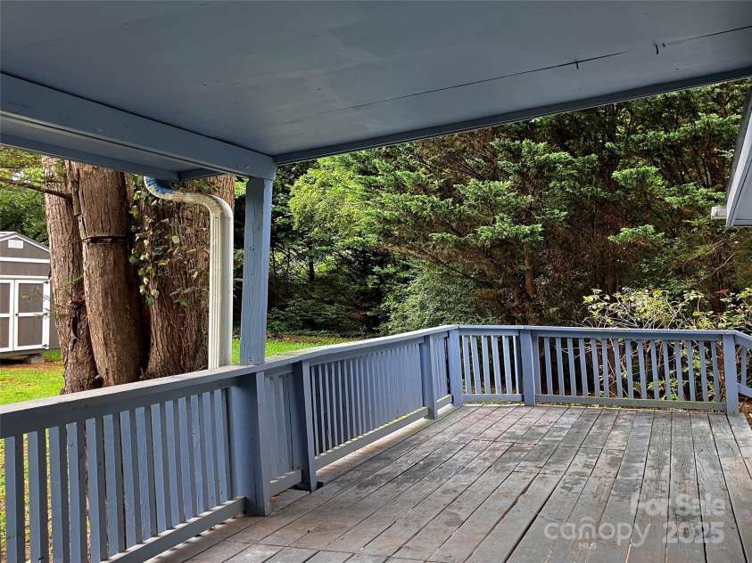 120 Harrison Street, Swannanoa, NC 28778.  MLS# CAR4292286, YatesRealty ID 13741. Rear covered deck