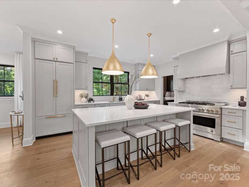 2608 Croydon Road, Charlotte, NC 28209.  MLS# CAR4255600, YatesRealty ID 13742. Beautifully equipped kitchen with custom cabinetry