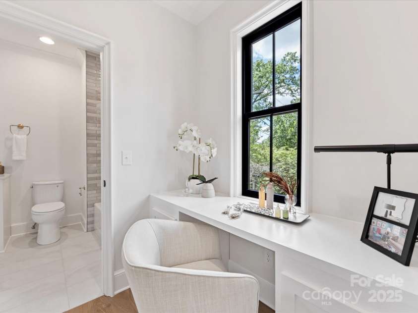 2608 Croydon Road, Charlotte, NC 28209.  MLS# CAR4255600, YatesRealty ID 13742. Desk Nook off guest bedroom