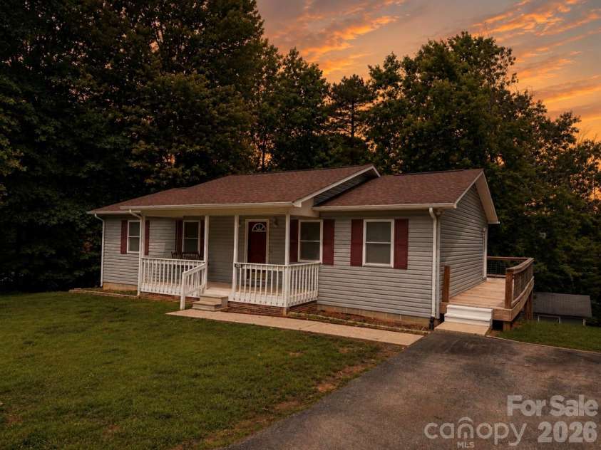 628 Hidden View Loop, Marion, NC 28752.  MLS# CAR4397253, YatesRealty ID 13743. Sky has been enhanced with ai
