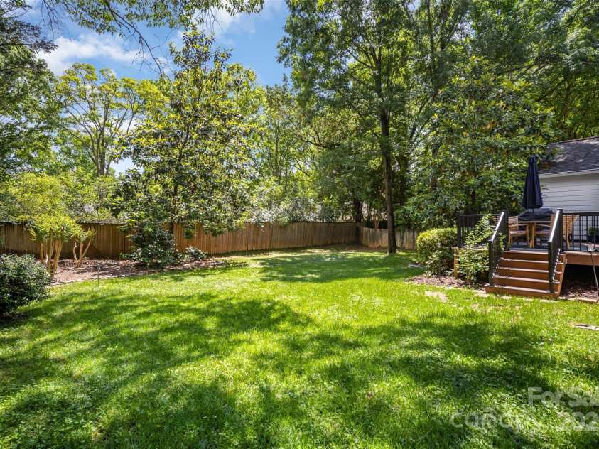 1014 Covewood Court, Charlotte, NC 28270.  MLS# CAR4259103, YatesRealty ID 13748. Spacious backyard