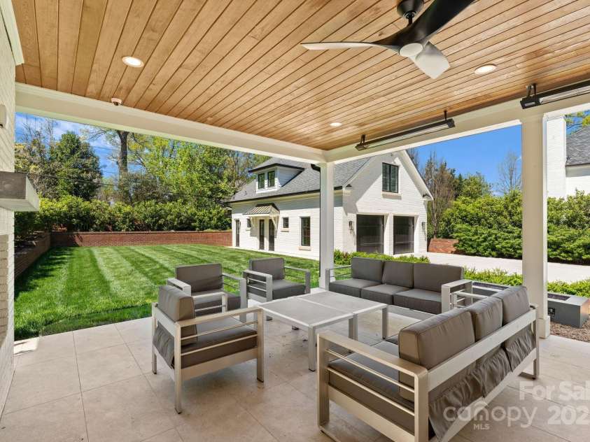 1446 Queens Road, Charlotte, NC 28207.  MLS# CAR4186575, YatesRealty ID 1375. Covered porch