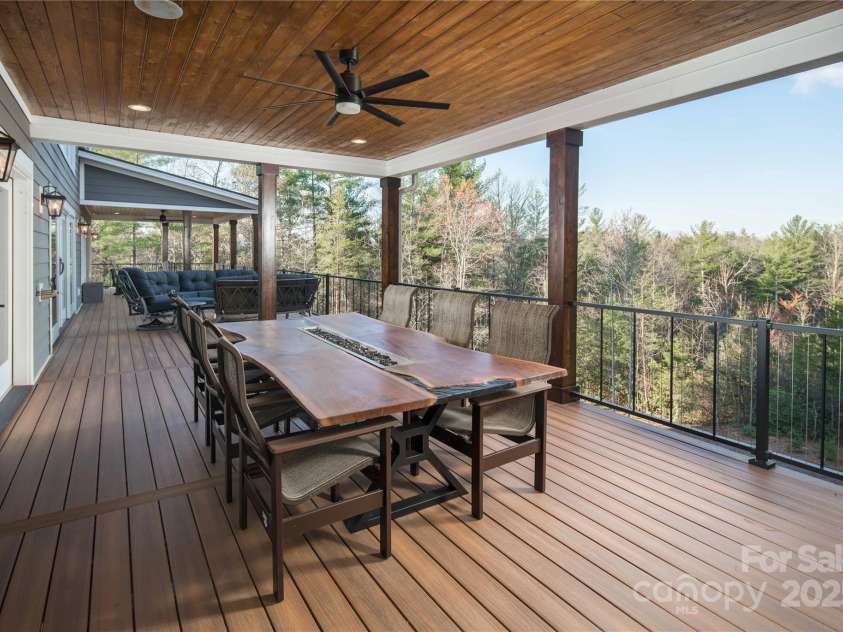 1555 Royal Lane, Lenoir, NC 28645.  MLS# CAR4243068, YatesRealty ID 13752. Covered Deck Outside Office