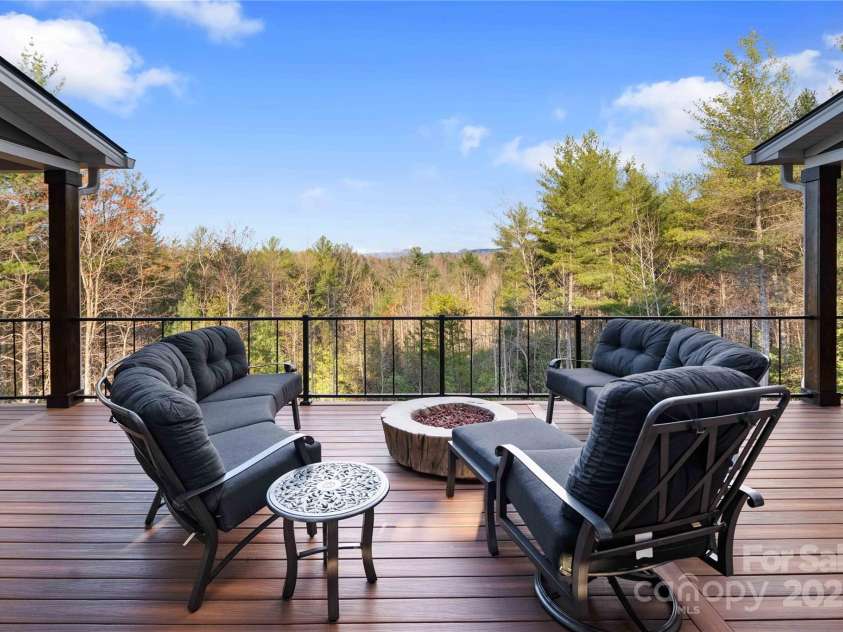 1555 Royal Lane, Lenoir, NC 28645.  MLS# CAR4243068, YatesRealty ID 13752. Open Deck Outside Great Room