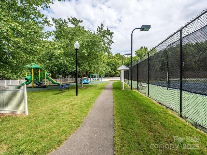 4743 Morning Dew Court, Charlotte, NC 28269.  MLS# CAR4244275, YatesRealty ID 13756. Community Play Ground and Tennis Courts!