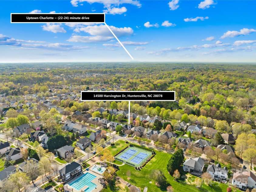 14500 Harvington Drive, Huntersville, NC 28078.  MLS# CAR4218123, YatesRealty ID 13758. 