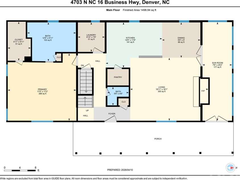 4703 Nc 16 Business Highway, Denver, NC 28037.  MLS# CAR4365461, YatesRealty ID 13759. Main