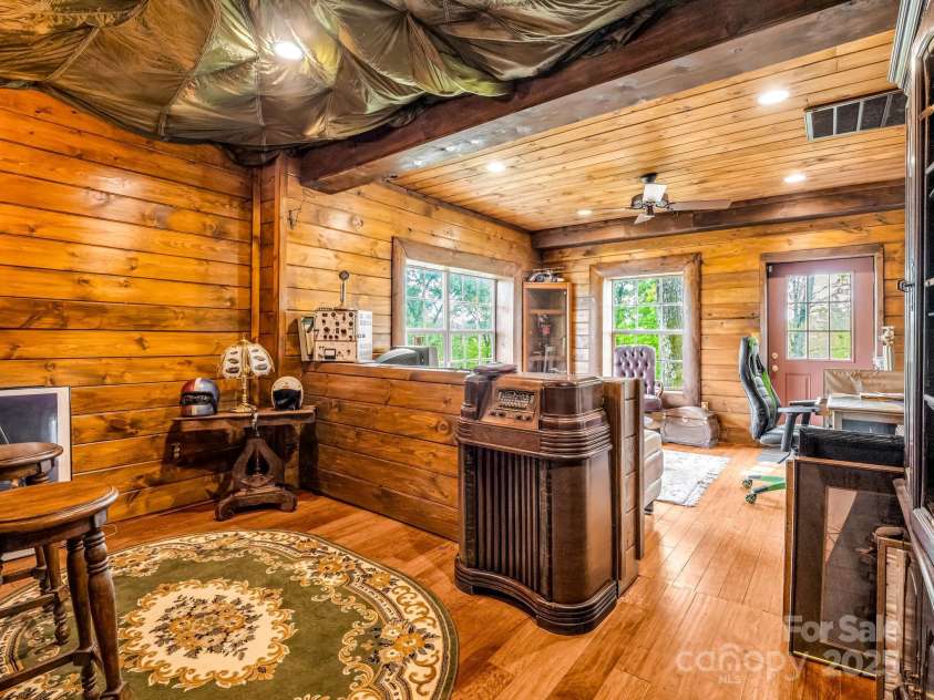 1002 CC Road, Rutherfordton, NC 28139.  MLS# CAR4249234, YatesRealty ID 13761. Third guest room in the finished walk-out basement.