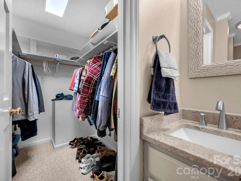 7812 Hwy 742 Highway, Marshville, NC 28103.  MLS# CAR4383299, YatesRealty ID 13761. Large primary bedroom walk-in closet