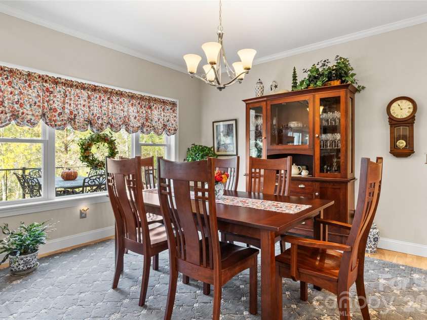1103 River Ridge Way, Lenoir, NC 28645.  MLS# CAR4364618, YatesRealty ID 13770. Dining room 