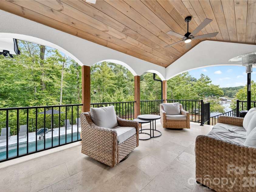 7508 Bankhead Road, Denver, NC 28037.  MLS# CAR4392246, YatesRealty ID 13775. Balcony off the primary bedroom and access to living area