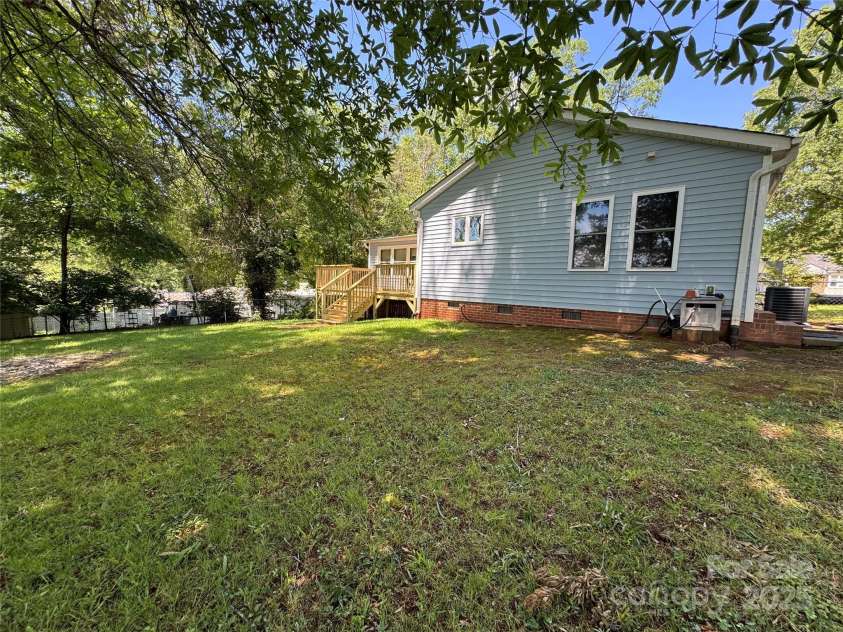66 Arlington Avenue, Concord, NC 28025.  MLS# CAR4256759, YatesRealty ID 13780. Backyard