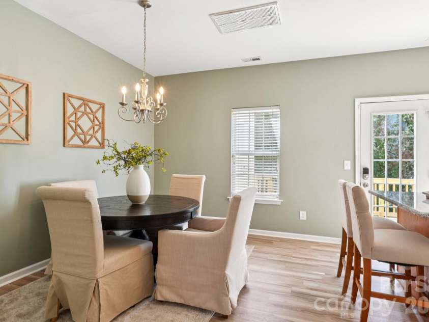 209 Township Drive, Fort Mill, SC 29715.  MLS# CAR4356520, YatesRealty ID 13788. Open Dining/Breakfast Room Area