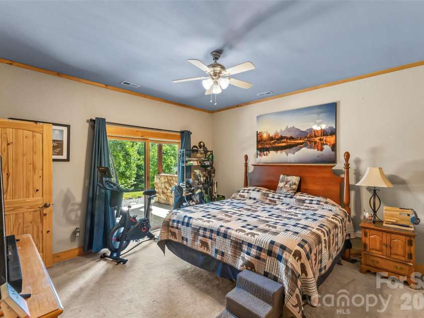 16 Saratoga Drive, Nebo, NC 28761.  MLS# CAR4338569, YatesRealty ID 13794. Basement Bedroom