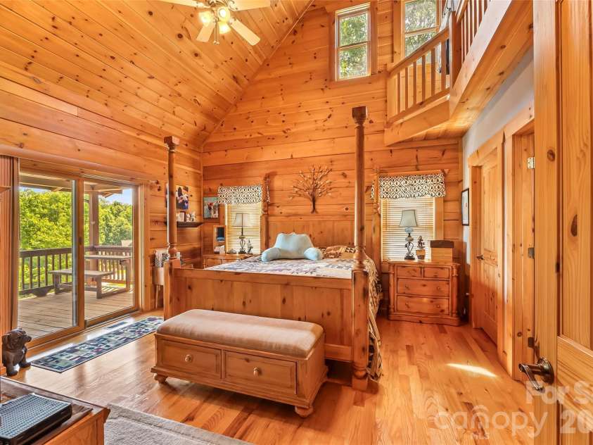 16 Saratoga Drive, Nebo, NC 28761.  MLS# CAR4338569, YatesRealty ID 13794. Primary Bedroom