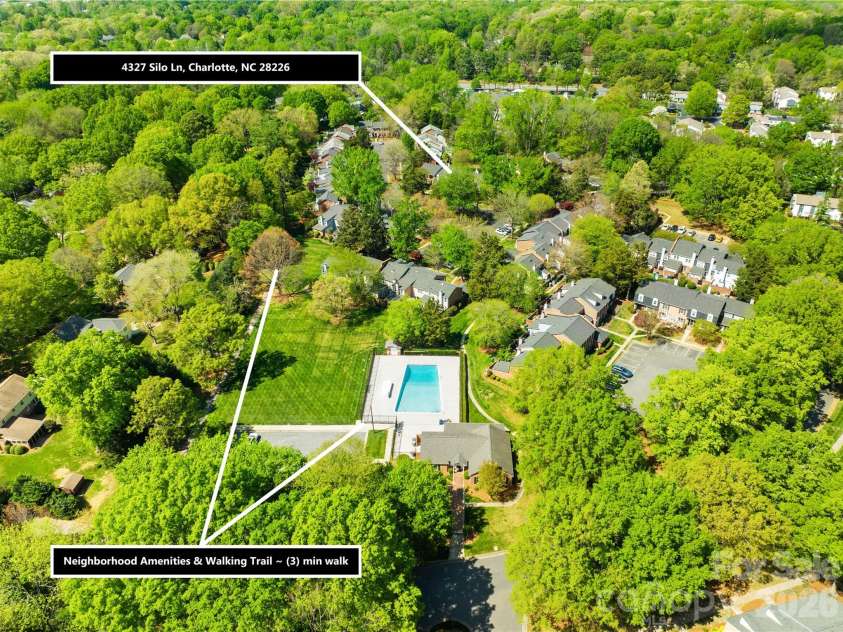 4327 Silo Lane, Charlotte, NC 28226.  MLS# CAR4361202, YatesRealty ID 13795. 