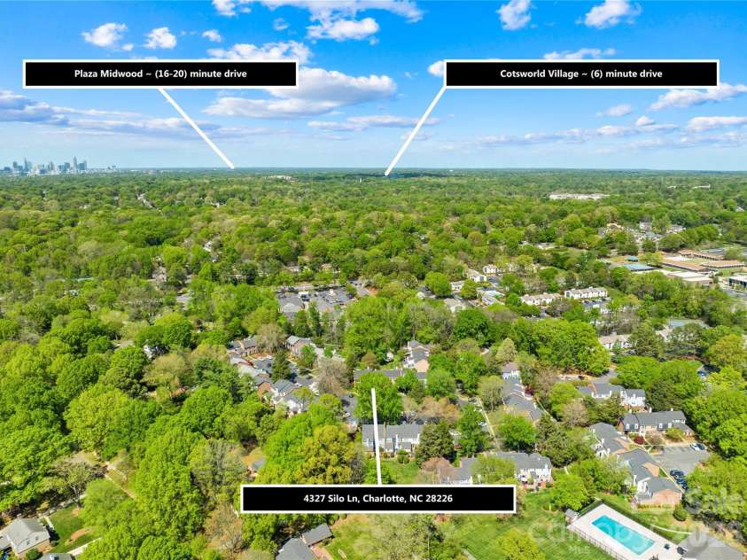 4327 Silo Lane, Charlotte, NC 28226.  MLS# CAR4361202, YatesRealty ID 13795. 