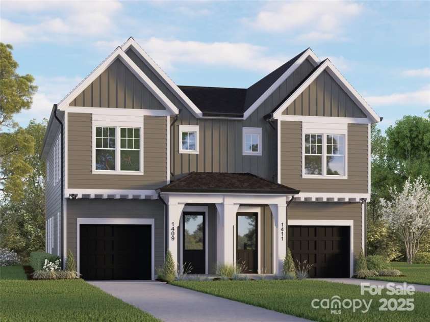 1411 Downs Avenue, Charlotte, NC 28205.  MLS# CAR4235012, YatesRealty ID 13796. For Representation Only