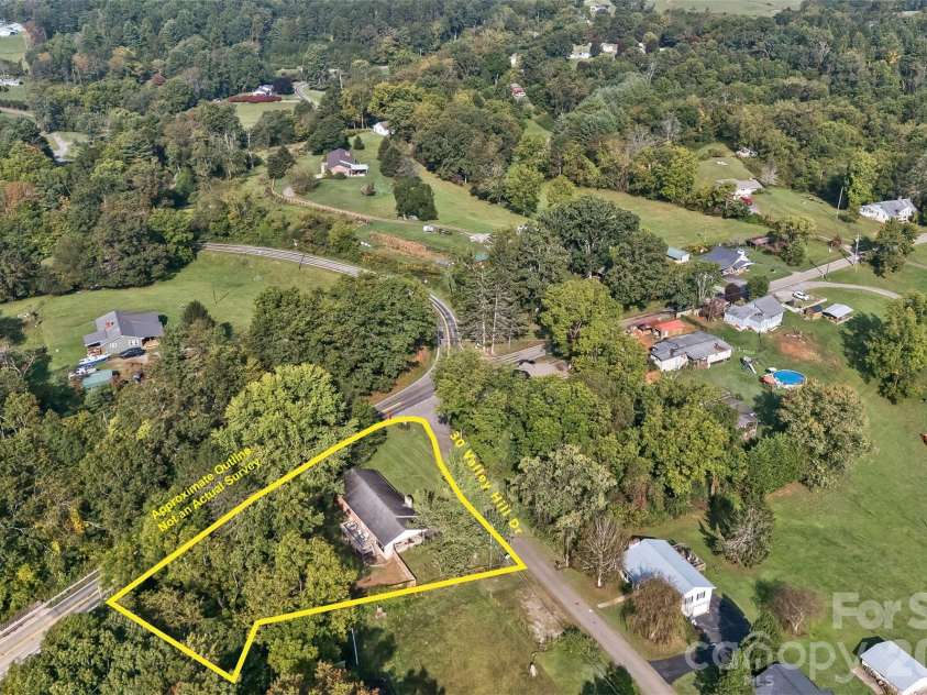 30 Valley Hill Drive, Canton, NC 28716.  MLS# CAR4364203, YatesRealty ID 13798. Aeriel