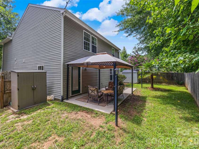 746 Ladino Lane, Clover, SC 29710.  MLS# CAR4403509, YatesRealty ID 13807. Back Patio