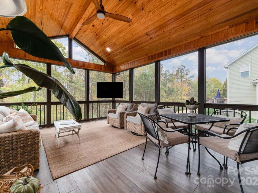 4660 Ardmore Lane, Harrisburg, NC 28075.  MLS# CAR4232846, YatesRealty ID 13811. Covered/screened porch addition