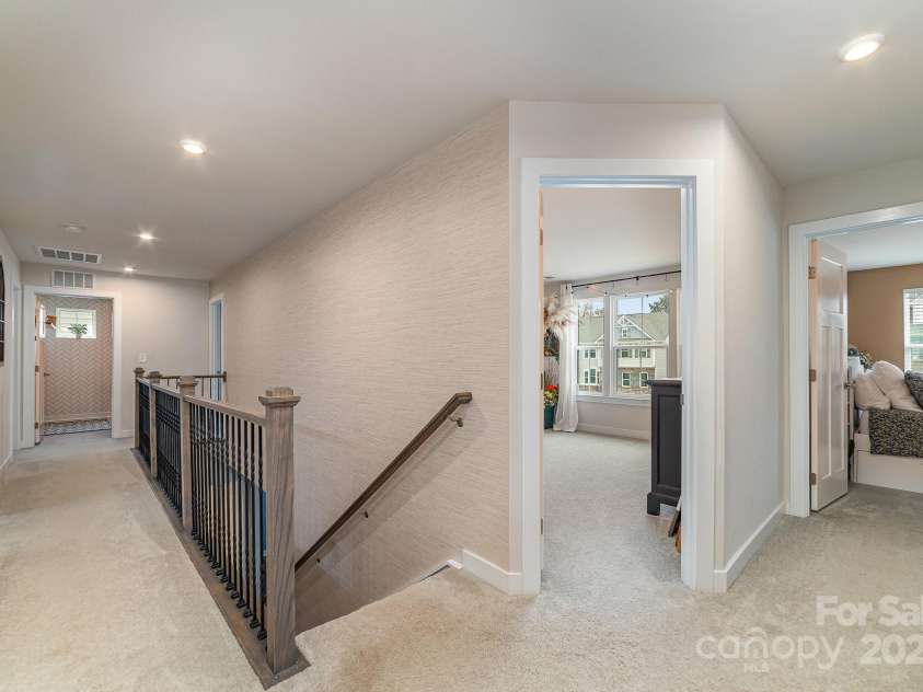 4660 Ardmore Lane, Harrisburg, NC 28075.  MLS# CAR4232846, YatesRealty ID 13811. Upper level hallway