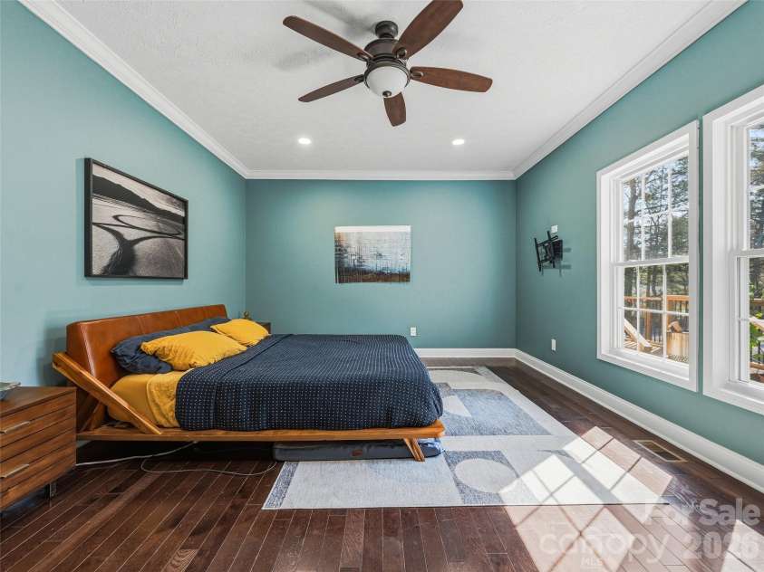 150 White Pine Drive, Fletcher, NC 28732.  MLS# CAR4365565, YatesRealty ID 13816. Primary bedroom suite.