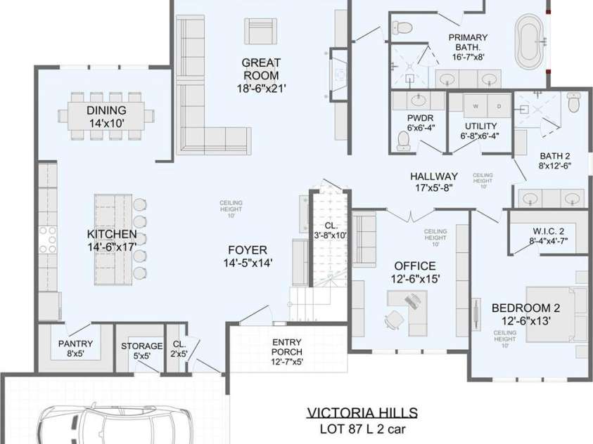 506 Blue River Drive, Arden, NC 28704.  MLS# CAR4323188, YatesRealty ID 1382. Simple Floor Plan