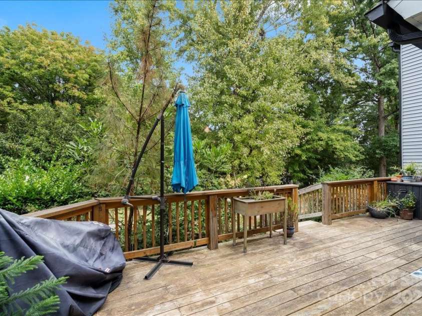 6610 Point Comfort Lane, Charlotte, NC 28226.  MLS# CAR4298567, YatesRealty ID 1383. Back Deck
