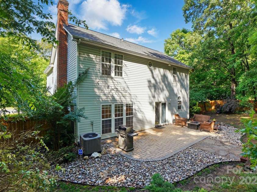 8744 Barrister Way, Charlotte, NC 28216.  MLS# CAR4258006, YatesRealty ID 13832. Back Patio