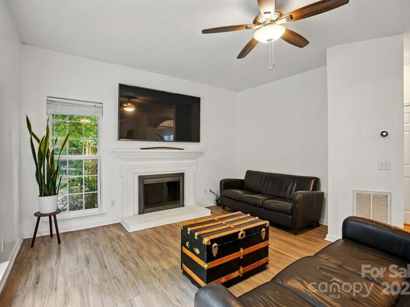 8744 Barrister Way, Charlotte, NC 28216.  MLS# CAR4258006, YatesRealty ID 13832. Living Room