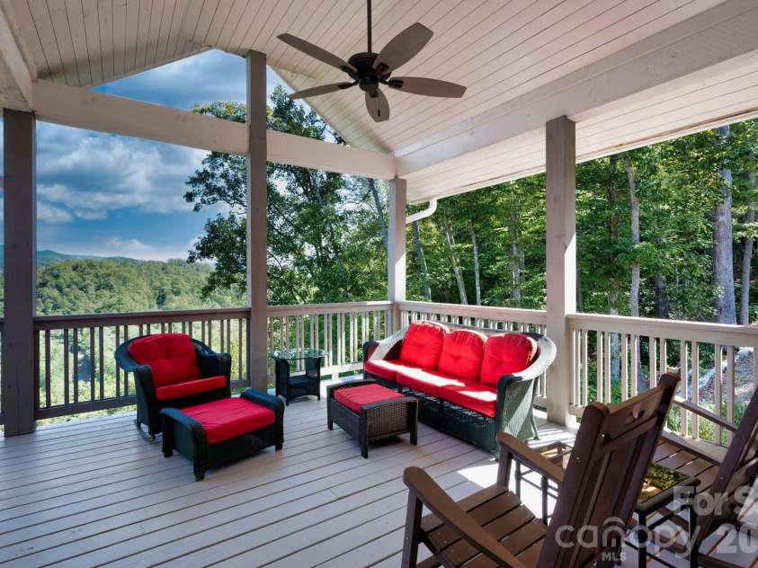 55 Laurel Ridge, Marshall, NC 28753.  MLS# CAR4353005, YatesRealty ID 13833. Enjoy the sunset while protected from the elements