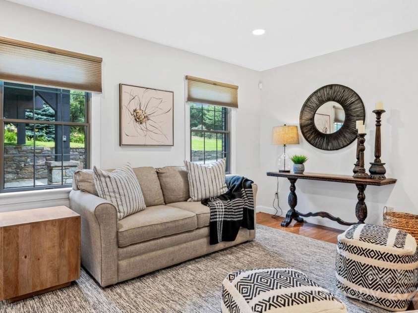 1236 Upper Brush Creek Road, Fairview, NC 28730.  MLS# CAR4233787, YatesRealty ID 13847. Entry Living area