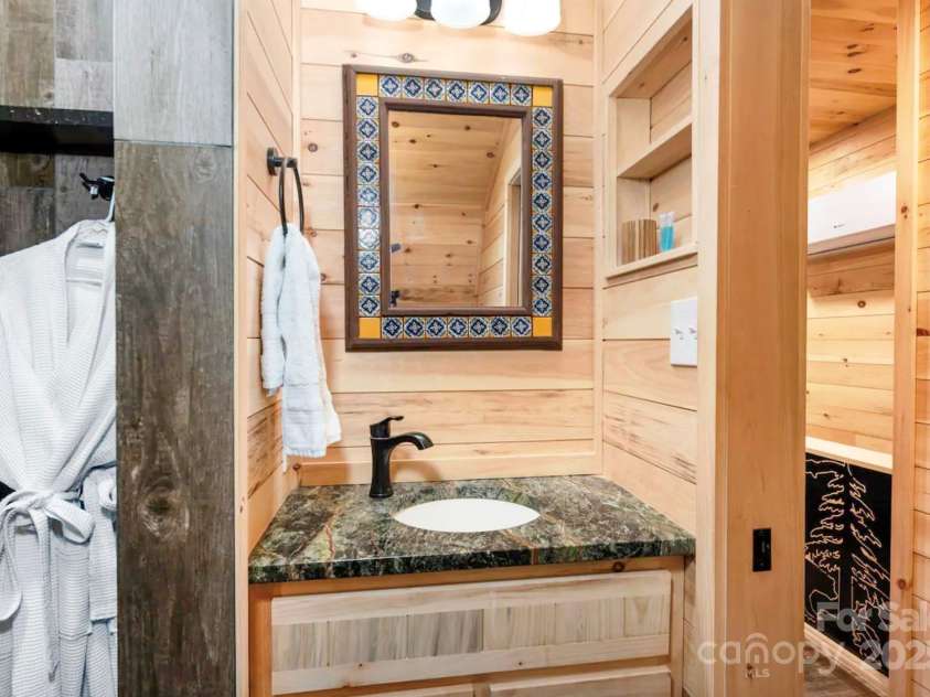 1236 Upper Brush Creek Road, Fairview, NC 28730.  MLS# CAR4233787, YatesRealty ID 13847. Guest house bath