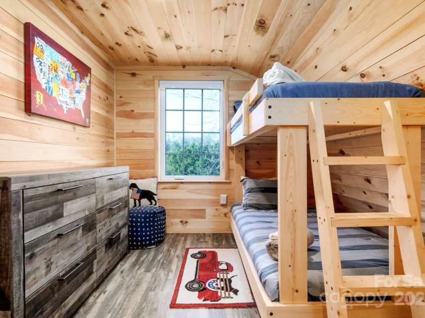 1236 Upper Brush Creek Road, Fairview, NC 28730.  MLS# CAR4233787, YatesRealty ID 13847. Guest house bedroom 2