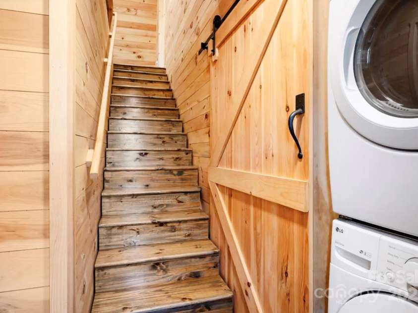 1236 Upper Brush Creek Road, Fairview, NC 28730.  MLS# CAR4233787, YatesRealty ID 13847. Guest house entry