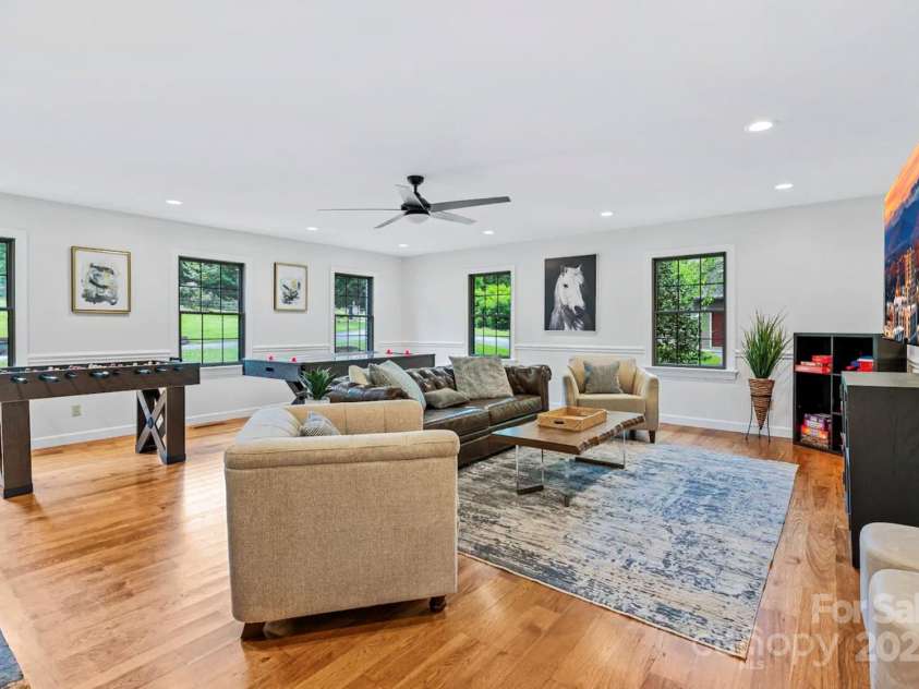 1236 Upper Brush Creek Road, Fairview, NC 28730.  MLS# CAR4233787, YatesRealty ID 13847. Main house den