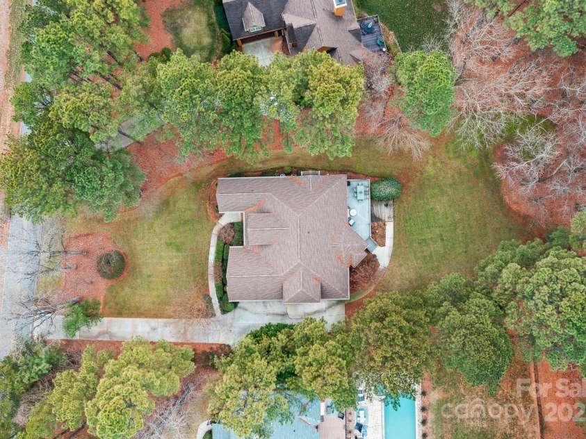302 McCrary Road, Mooresville, NC 28117.  MLS# CAR4215568, YatesRealty ID 13860. View from above