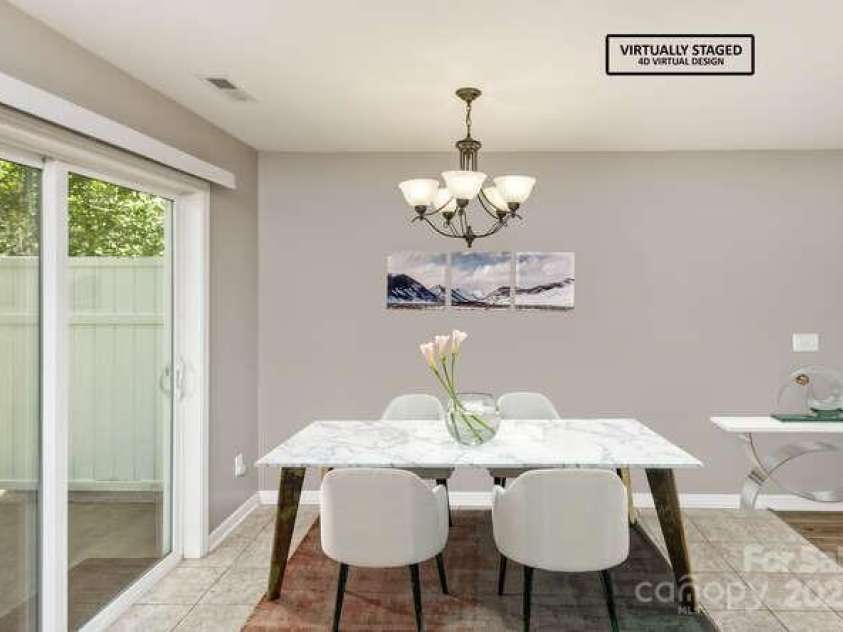 43 Sunny Meadows Boulevard, Arden, NC 28704.  MLS# CAR4249909, YatesRealty ID 13867. Virtually staged dining area