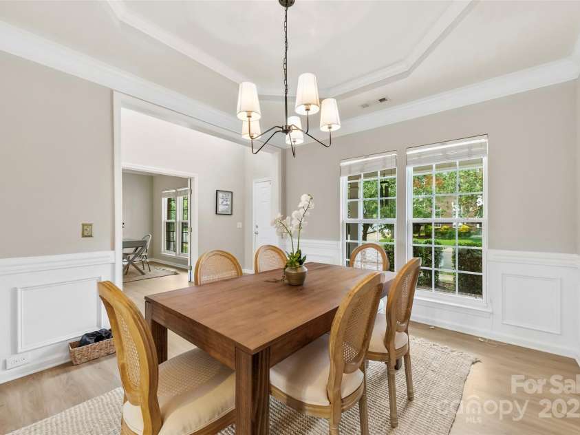 8806 Cool Meadow Drive, Huntersville, NC 28078.  MLS# CAR4232854, YatesRealty ID 13886. Formal Dining Room.