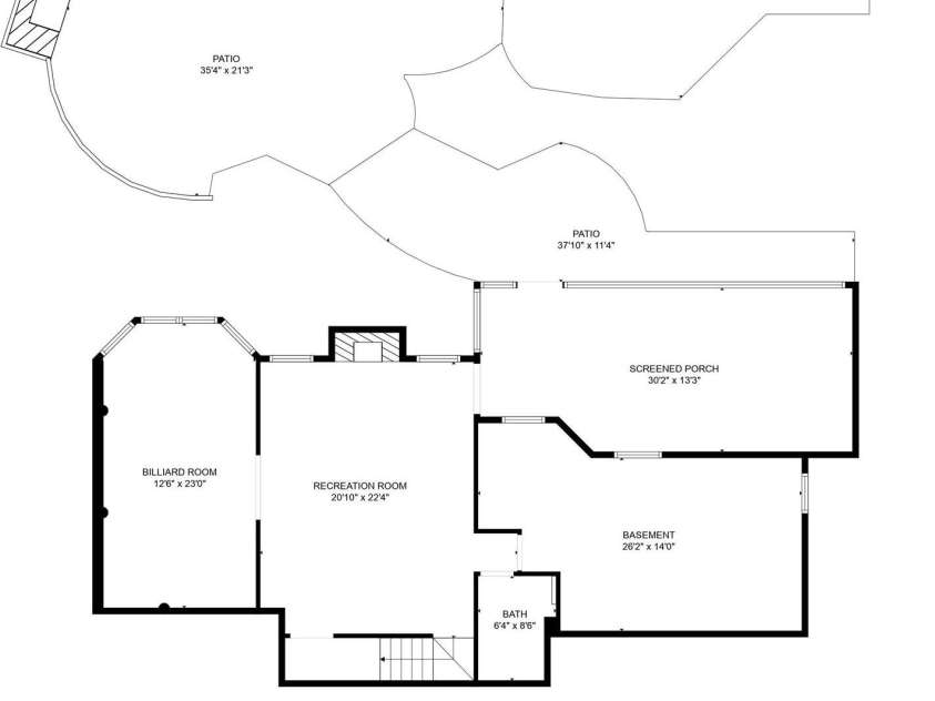 263 Fernbrook Drive, Mooresville, NC 28117.  MLS# CAR4246852, YatesRealty ID 13887. Floor 1 - Lower Level/Walkout Basement